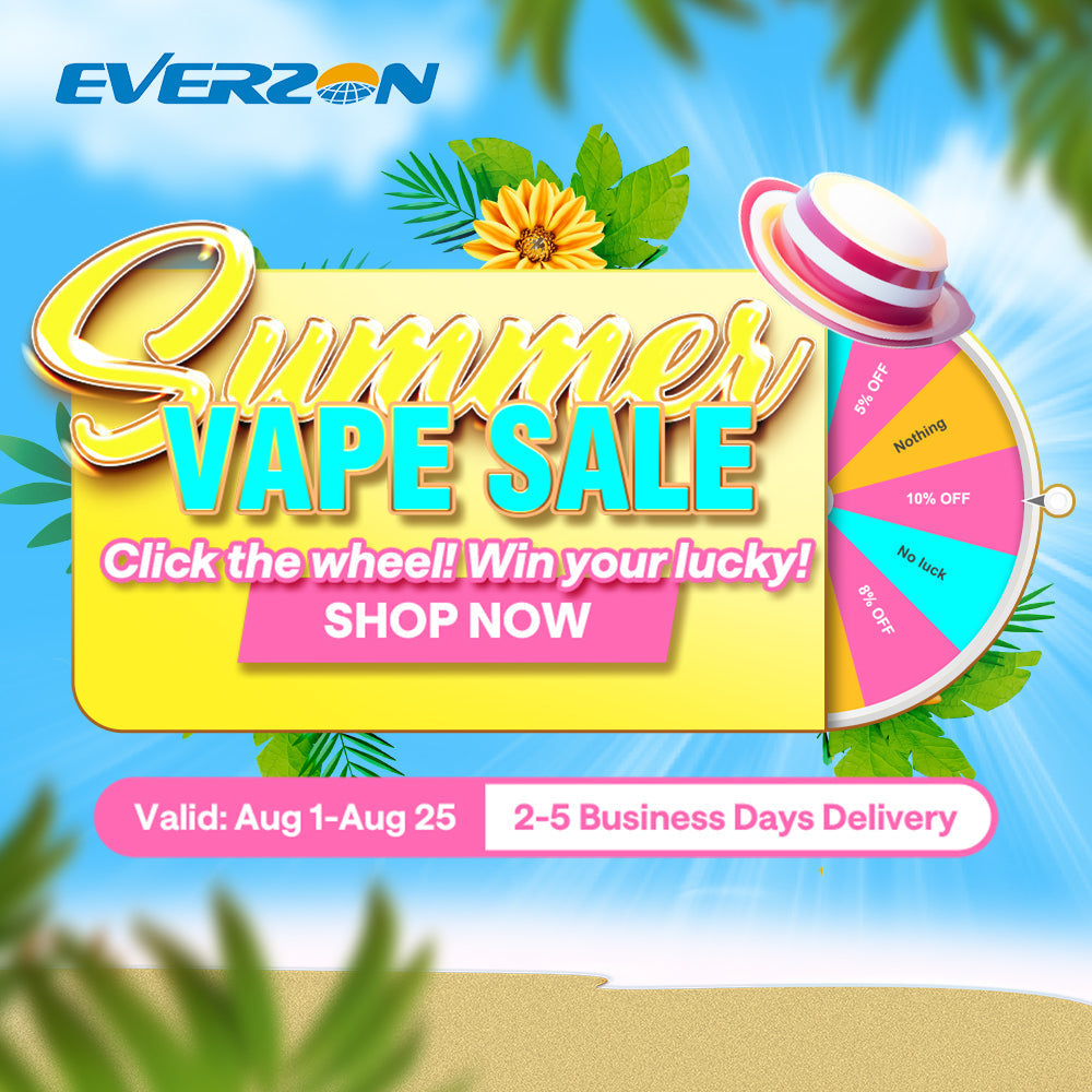 Everzon's Summer Sale: Spin the Wheel & Unlock Your Vape Deals! everzon.com Everzon's Summer Sale: Spin the Wheel & Unlock Your Vape Deals! everzon.com