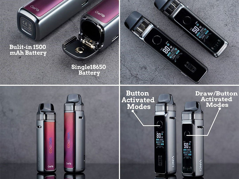 Comparison between VOOPOO VINCI X 2 and VINCI 2 everzon.com Comparison between VOOPOO VINCI X 2 and VINCI 2 everzon.com