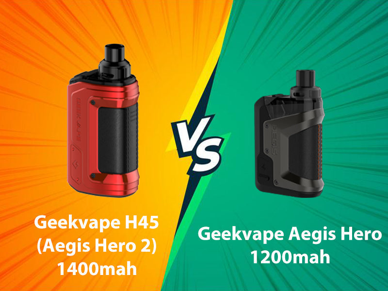 Geekvape Aegis Hero vs Geekvape H45 (Aegis Hero 2)