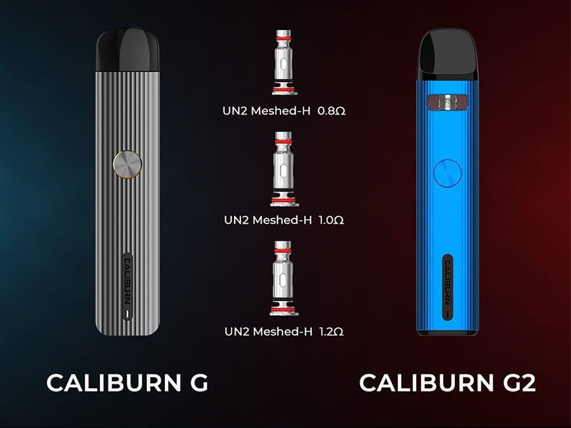 Uwell Caliburn G2 vs Caliburn G - Comparison Review everzon.com Uwell Caliburn G2 vs Caliburn G - Comparison Review everzon.com