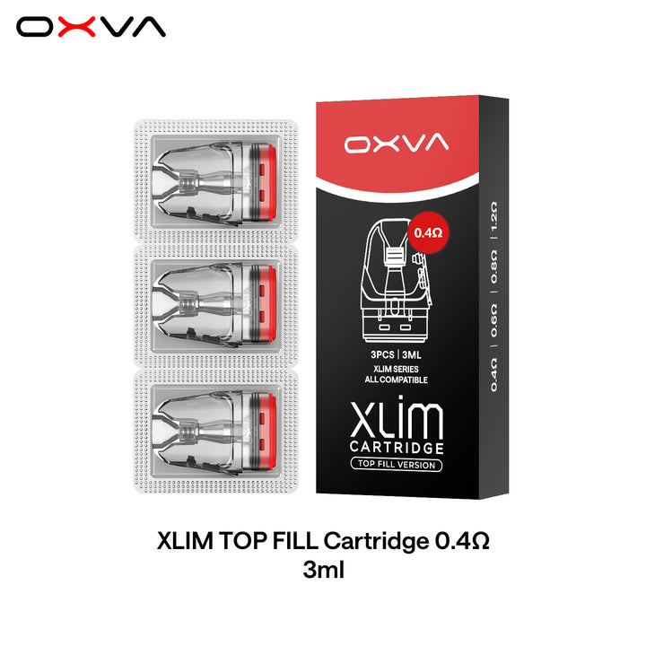 OXVA XLIM Top Fill Cartridge 3ML everzon.com OXVA XLIM Top Fill Cartridge 3ML everzon.com