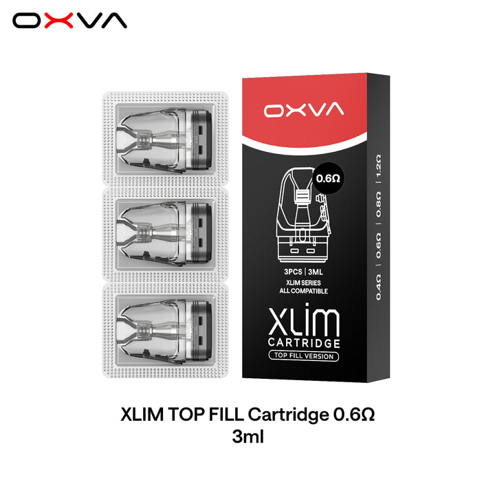 OXVA XLIM Top Fill Cartridge 3ML everzon.com OXVA XLIM Top Fill Cartridge 3ML everzon.com