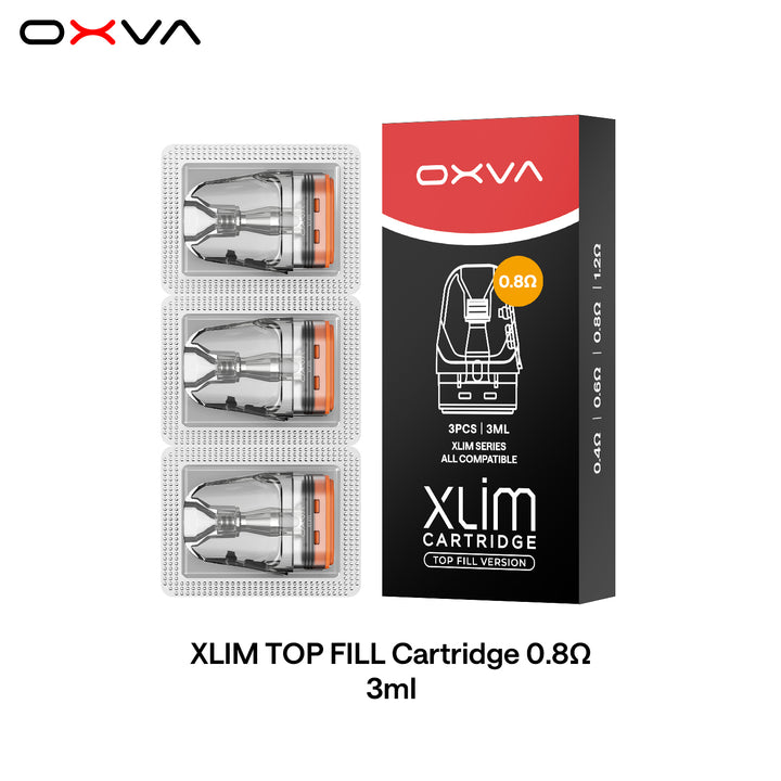 OXVA XLIM Top Fill Cartridge 3ML everzon.com OXVA XLIM Top Fill Cartridge 3ML everzon.com
