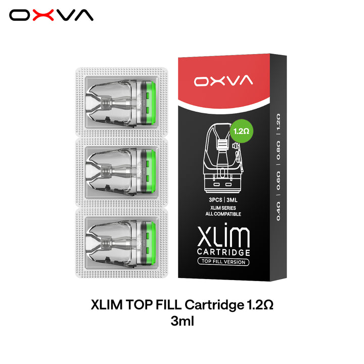 OXVA XLIM Top Fill Cartridge 3ML everzon.com OXVA XLIM Top Fill Cartridge 3ML everzon.com