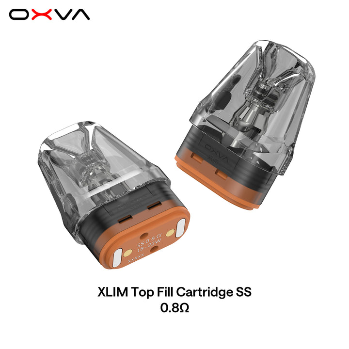 OXVA XLIM Top Fill Cartridge Stainless Steel everzon.com OXVA XLIM Top Fill Cartridge Stainless Steel everzon.com