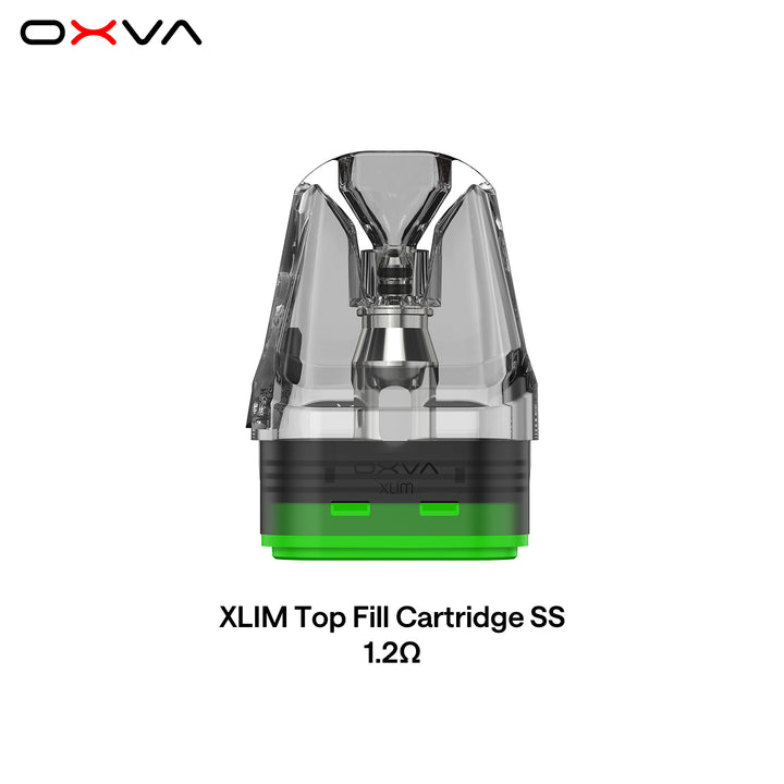 OXVA XLIM Top Fill Cartridge Stainless Steel everzon.com OXVA XLIM Top Fill Cartridge Stainless Steel everzon.com