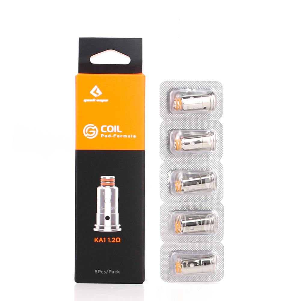 Geekvape G Series Coils 5pcs for Geekvape AP2 / Digiflavor DU POD / Geekvape Wenax Stylus / Geekvape Aegis pod / Geekvape Wenax C1 / Geekvape G18 / Geekvape Wenax S-C